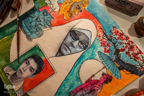 کارگاه تصویرسازی مادری از دیار آفتاب