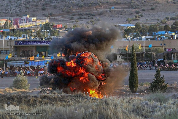 شبیه‌سازی «عملیات قدس ۳» در شیراز‎‎