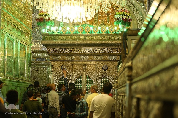 نورافشانی آستان مقدس حضرت احمدی و محمدی(ع) در شیراز‎‎