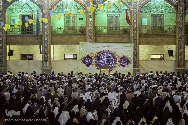 نورافشانی آستان مقدس حضرت احمدی و محمدی(ع) در شیراز‎‎