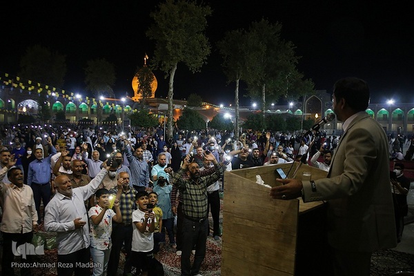 نورافشانی آستان مقدس حضرت احمدی و محمدی(ع) در شیراز‎‎
