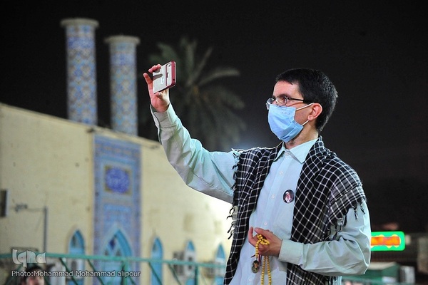 جشن عید غدیر در حرم علی‌بن مهزیار اهوازی