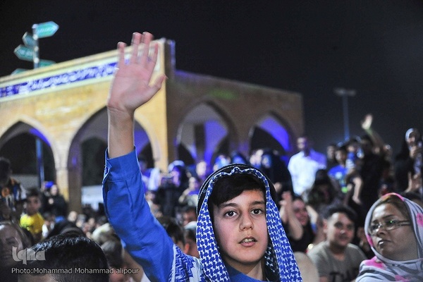 جشن عید غدیر در حرم علی‌بن مهزیار اهوازی