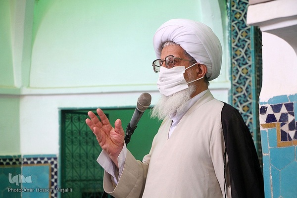 نماز عید غدیر در مسجد امیرچقماق و پیاده روی سادات در یزد‎‎