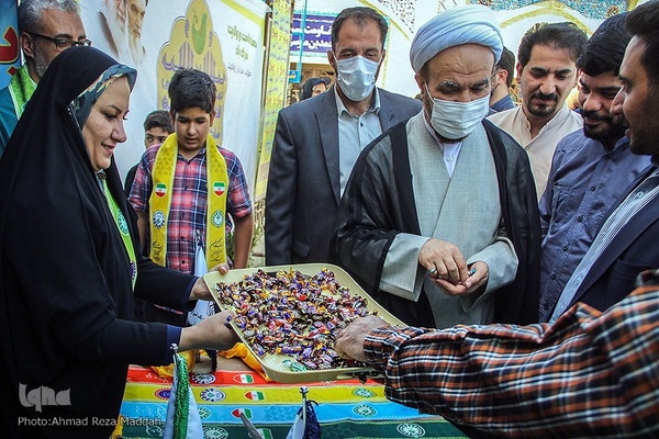 بزم غدیریان در سومین حرم اهل بیت(ع)‎‎