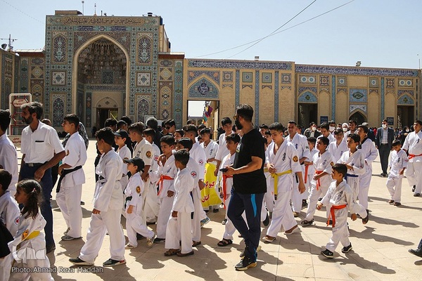 بزم غدیریان در سومین حرم اهل بیت(ع)‎‎