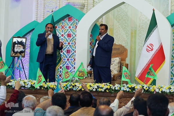 بزم غدیریان در سومین حرم اهل بیت(ع)‎‎