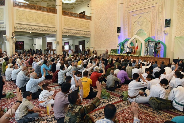 بزم غدیریان در سومین حرم اهل بیت(ع)‎‎