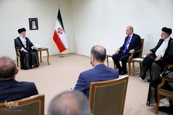 دیدار رجب طیب اردوغان، رییس جمهور ترکیه با حضرت آیت‌الله خامنه‌ای، رهبر معظم انقلاب اسلامی