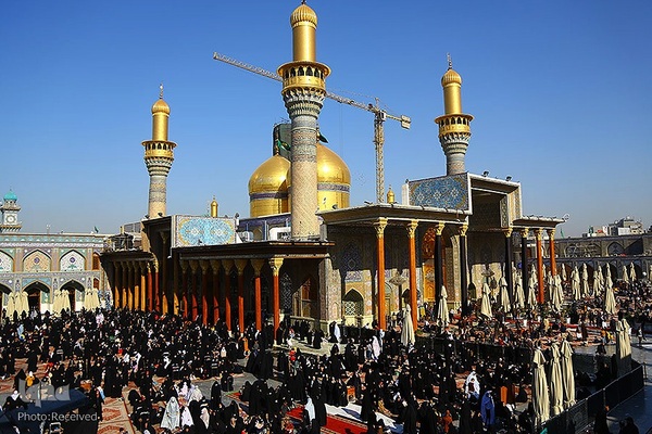 حرم مطهر و نورانی امام موسی کاظم (ع) در شهر کاظمین عراق