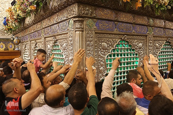 حرم مطهر و نورانی امام موسی کاظم (ع) در شهر کاظمین عراق