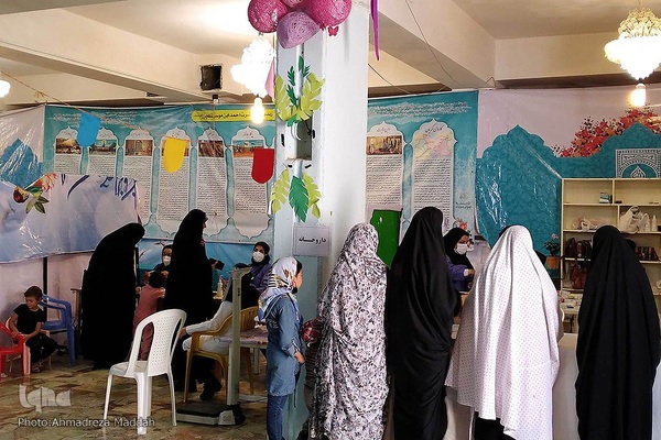 اردوی جهادی خدمات رایگان سلامت در حرم مطهر شاهچراغ (ع)