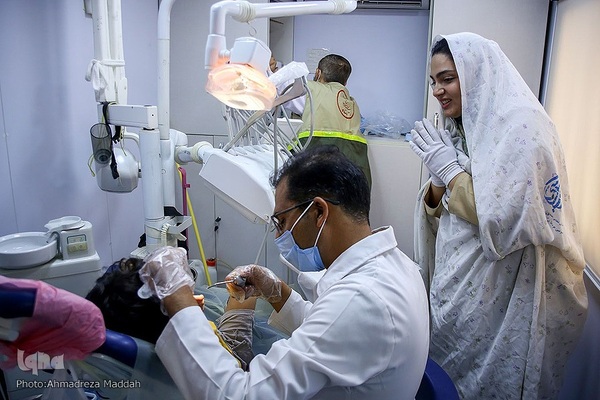 اردوی جهادی خدمات رایگان سلامت در حرم مطهر شاهچراغ (ع)