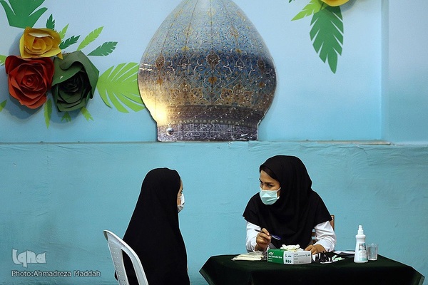 اردوی جهادی خدمات رایگان سلامت در حرم مطهر شاهچراغ (ع)