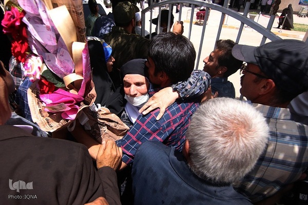 بازگشت حجاج همدانی به میهن اسلامی