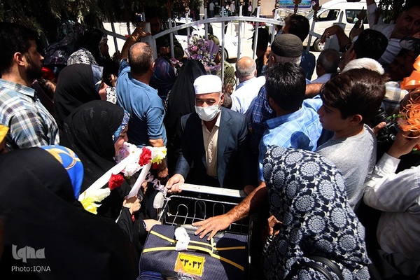 بازگشت حجاج همدانی به میهن اسلامی