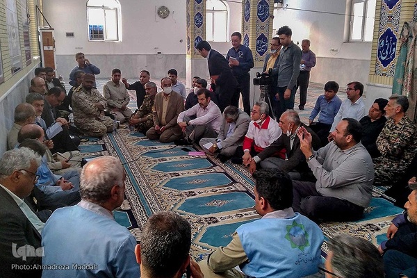 بازدید سردار وحیدی، وزیر کشور از مناطق سیل زده استهبان