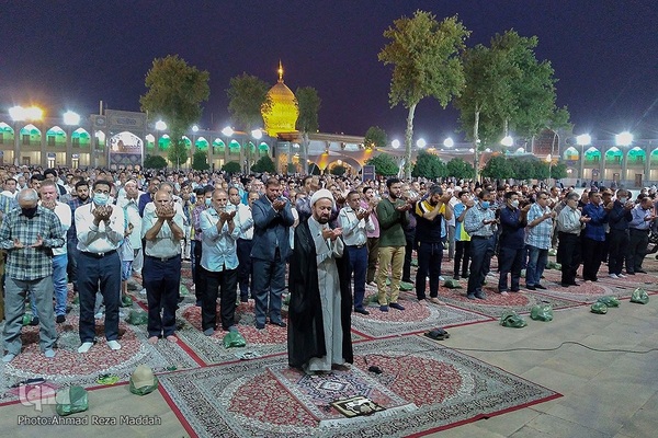 مراسم بزرگداشت روز مباهله در حرم مطهر حضرت شاهچراغ(ع)‎‎