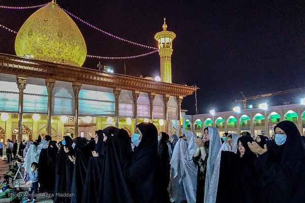 مراسم بزرگداشت روز مباهله در حرم مطهر حضرت شاهچراغ(ع)‎‎