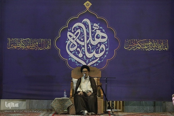 مراسم بزرگداشت روز مباهله در حرم مطهر حضرت شاهچراغ(ع)‎‎