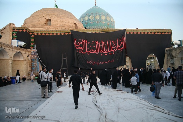 برپایی خیمه عزا در امامزاده موسی مبرقع(ع)
