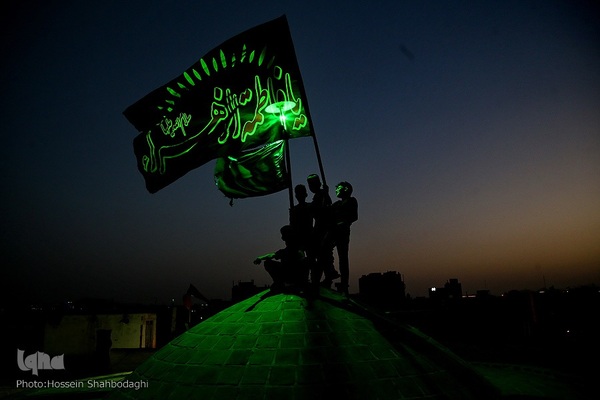 برپایی خیمه عزا در امامزاده موسی مبرقع(ع)
