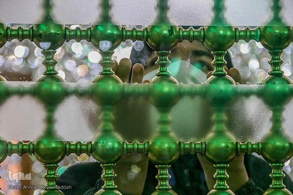 مراسم غبارروبی و عطرافشانی حرم مطهر علی بن حمزه(ع)‎‎