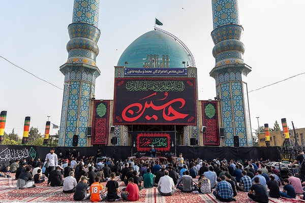 مراسم سیاه‌پوشان امامزاده محمد (ع) کرج