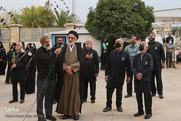 آیین تعویض پرچم آستان مقدس حضرت سید علاءالدین حسین(علیه السلام)‎‎