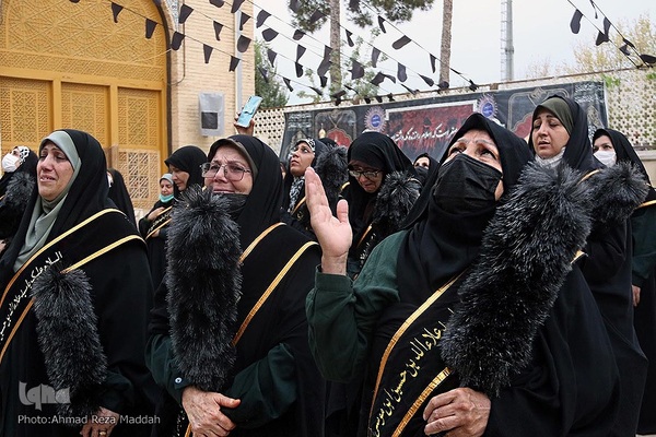 آیین تعویض پرچم آستان مقدس حضرت سید علاءالدین حسین(علیه السلام)‎‎