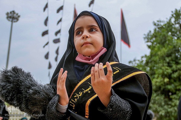 آیین تعویض پرچم آستان مقدس حضرت سید علاءالدین حسین(علیه السلام)‎‎