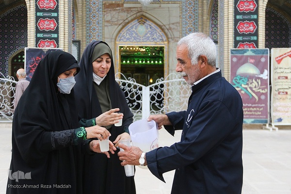 آیین تعویض پرچم آستان مقدس حضرت سید علاءالدین حسین(علیه السلام)‎‎