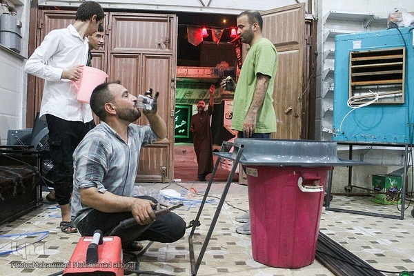 دوباره تکیه‌های غم برپا شد