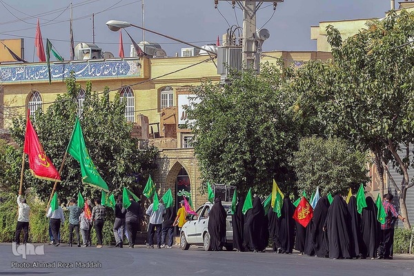 پیاده روی هیئت سه شنبه های مهدوی به سمت شاهچراغ(ع)‎‎