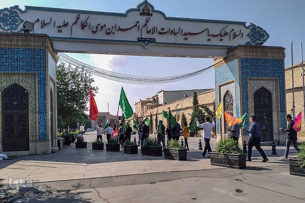 پیاده روی هیئت سه شنبه های مهدوی به سمت شاهچراغ(ع)‎‎