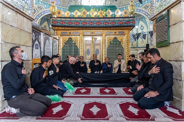 شال اندازی ذاکرین اهل بیت (ع) در کرج