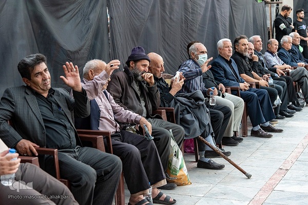 شال اندازی ذاکرین اهل بیت (ع) در کرج