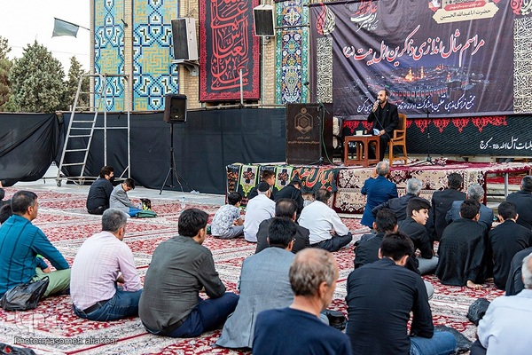 شال اندازی ذاکرین اهل بیت (ع) در کرج