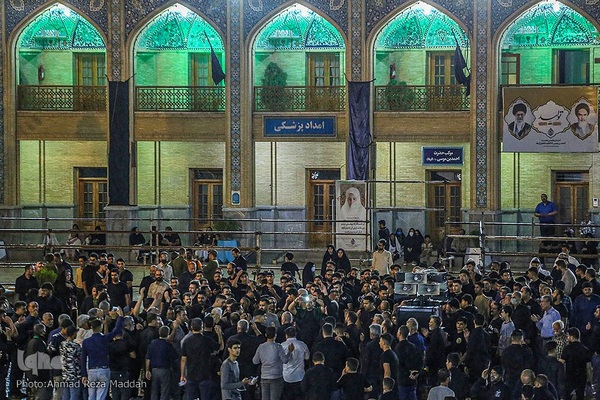 شب اول محرم در حرم شاهچراغ (ع)‎‎