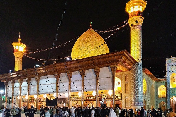 شب اول محرم در حرم شاهچراغ (ع)‎‎