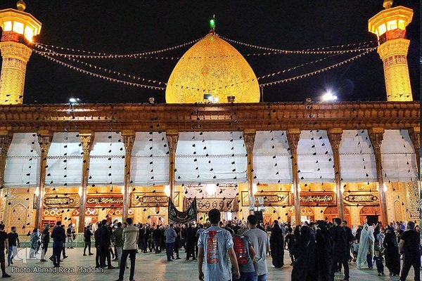 شب اول محرم در حرم شاهچراغ (ع)‎‎