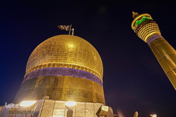 تعویض پرچم حسینیه اعظم زنجان‎‎