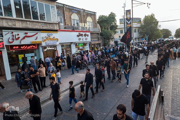 دسته عزاداری هیئت رزمندگان اسلام شهر زنجان