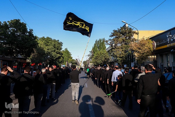 دسته عزاداری هیئت رزمندگان اسلام شهر زنجان