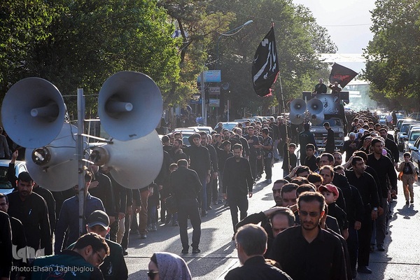 دسته عزاداری هیئت رزمندگان اسلام شهر زنجان