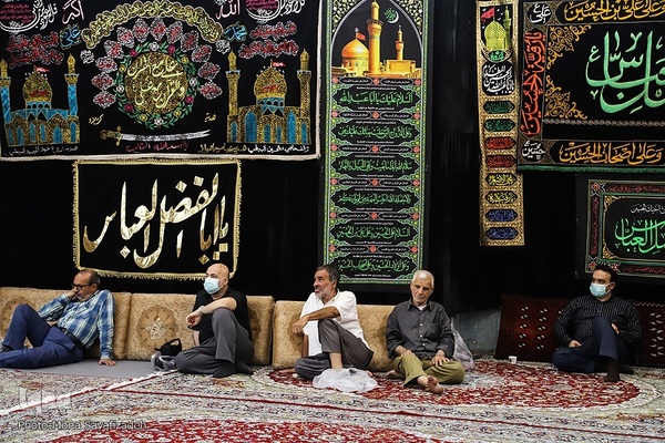 مراسم عزاداری شب سوم ماه محرم در عباسیه اهواز