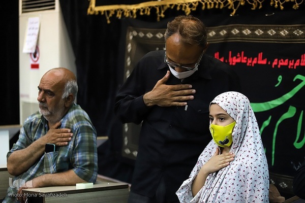 مراسم عزاداری شب سوم ماه محرم در عباسیه اهواز