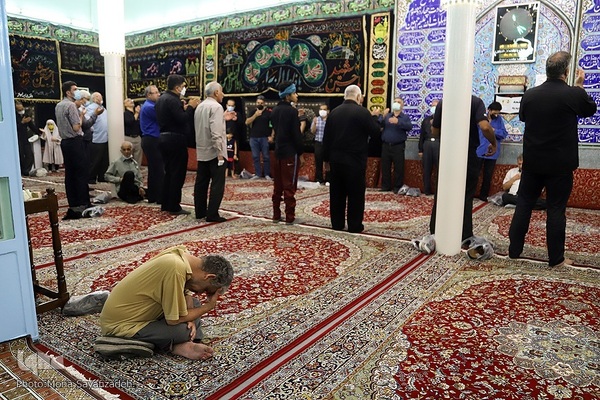 مراسم عزاداری شب سوم ماه محرم در عباسیه اهواز