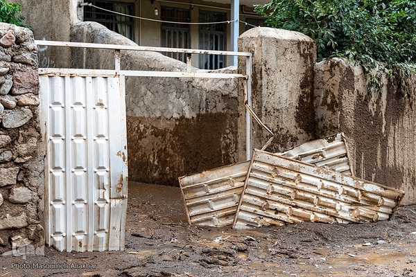 روستای سیل‌زده «ناریان» در طالقان