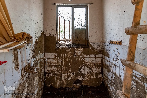 روستای سیل‌زده «ناریان» در طالقان